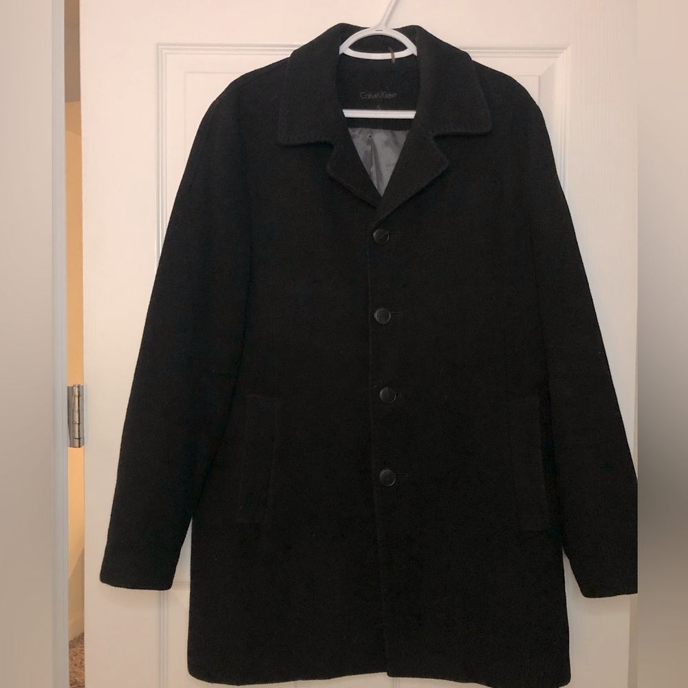 Calvin Klein Wool Blend Pea Coat